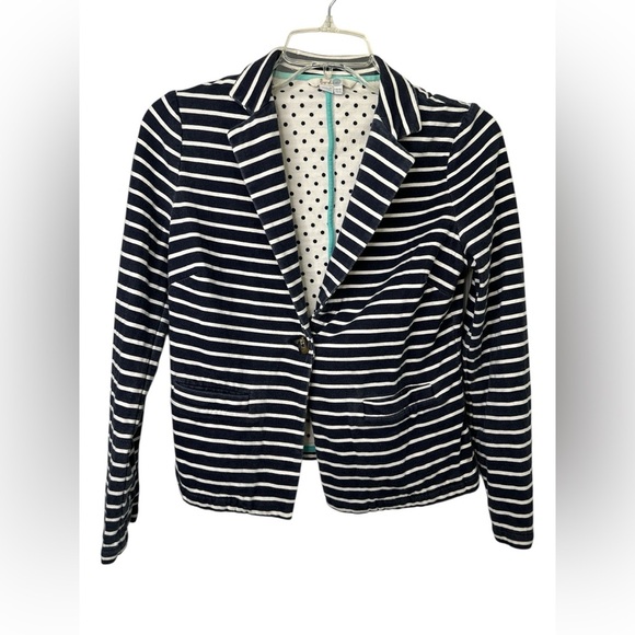 Boden Navy Striped Women's Blazer 6 - Picture 1 of 6